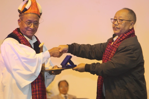 Felicitation to Rev. Jongmai Tsupha